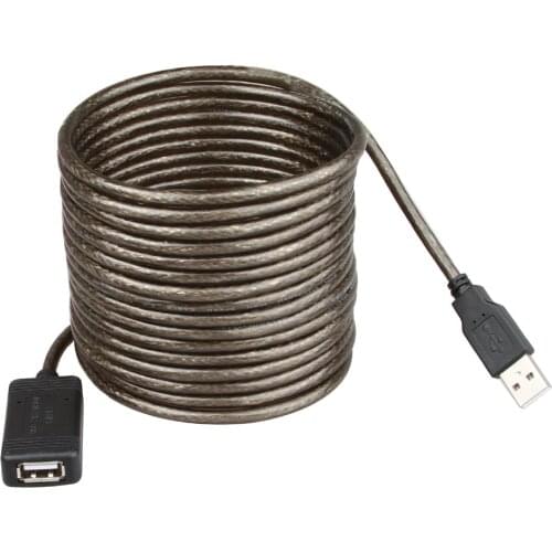 30M/25M/20M/10M/5M USB Extension Cable with Built-in Signal Booster Chipset Male to Female Repeater Extension Extender Cable