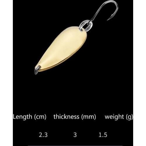 32mm/2.5g Anti-Corrosion Bionic Freshwater Professional Metal Fishing Lure Artificial Mini Sequins Bait High Quality Hard Bait