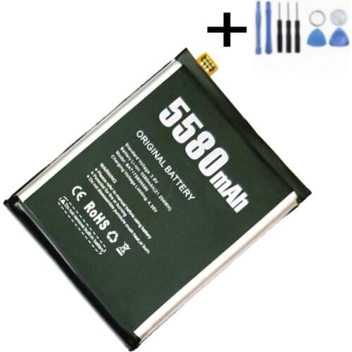 1x 100% 5580mAh Battery Replacement For DOOGEE S60 / S60 Lite BAT17S605580 BAT17M15580 Smart Phone Batteries + Repair Tools kit