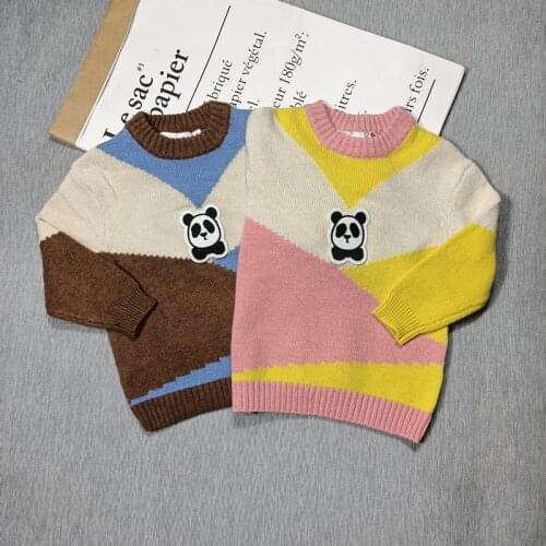 BOBOZONE PANDA SWEATER FOR KIDS BOYS GIRLS winter autumn