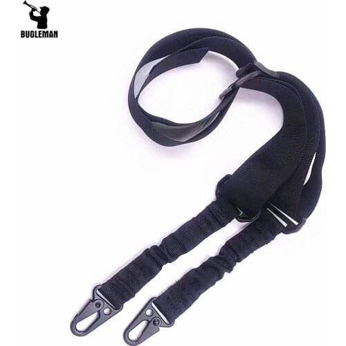 Bugleman Military Airsoft Tactical ButtStock Sling Adapter Rifle Stock Gun Strap 1.63m Gun Rope Strapping Belt
