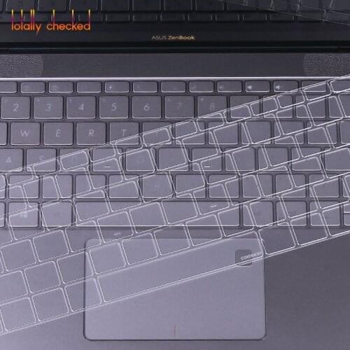 12.5 inch TPU Keyboard Protector Skin Cover for ASUS ZenBook 3 UX390UA / UX390 Pro 2018 laptop only