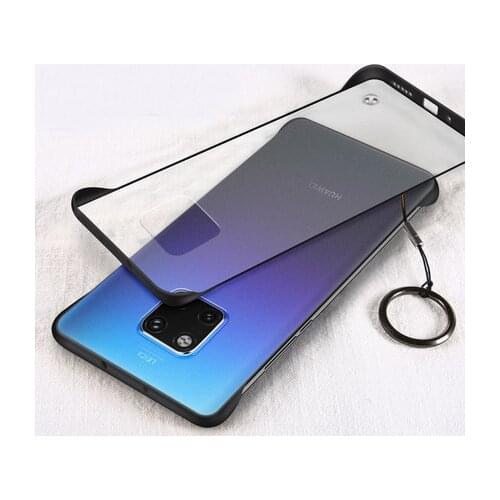 For Huawei Mate 20 Pro Case Hard Matte Transparent Slim With Ring Protect Back Cover case for huawei mate 20 30 Lite mate20