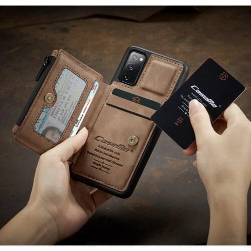 Leather Case For Samsung Galaxy A51 A71 S20 FE S10 S9 S8 Plus S10E Card Wallet Case Cover For Samsung Note 20 Ultra 10 Plus 9