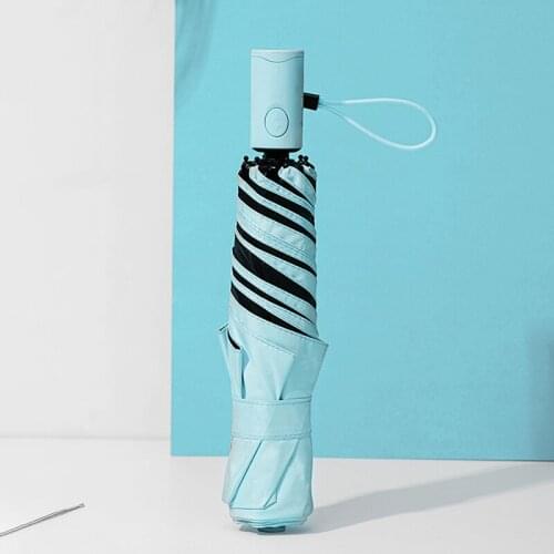 Hot Sale Safe Ultralignt Clear Umbrella Automatic Folding Brand Umbrellas Rain Women Sun Protect Anti UV Parosol Guarda Chuva