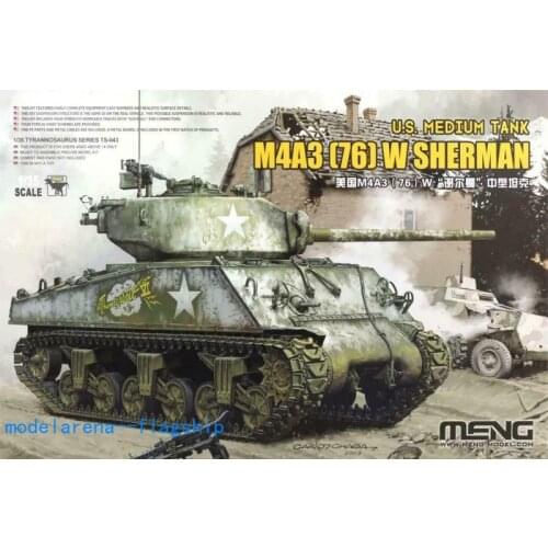 Meng Model 1/35 TS043 M4A3(76) W Sherman