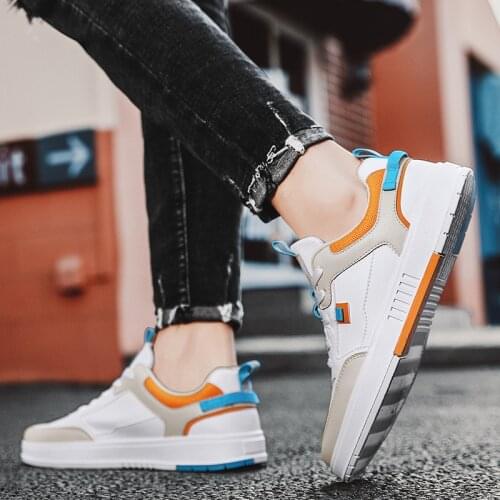 Mens Shoes 2021 Summer New White Shoes Mens Casual Shoes Fashion Breathable Summer Sports Casual Shoes Men