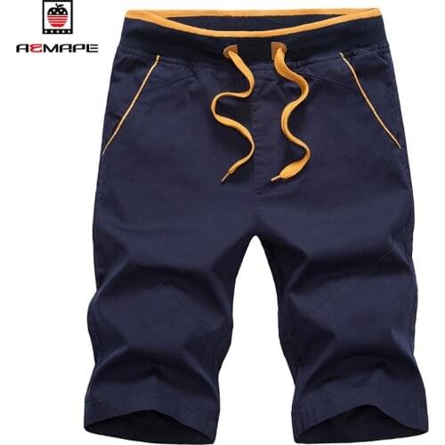 AEMAPE Brand 2021 Jogger Shorts Beach Shorts Summer new cotton large casual mens shorts mens Capris beach pants factory shorts