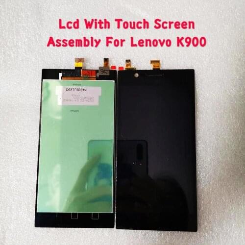 Wholesale Price 100% Working 5.5" LCD Screen Replacement For Lenovo K900 With Sensor Touch Panel Screen Digitizer +Free Tool Kit
