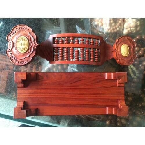 Regalos decoración del hogar Decoración de la Oficina estatua de madera de abacus