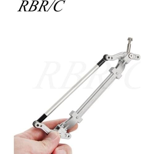 R633 Black & Silver Metal Front Axle Upgrade DIY Accessories Parts For 1：14 Tamiya Off-Road Climbing RC Remote Control Model Car