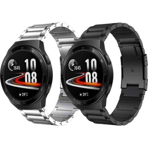 22mm Titanium Strap For Huawei Watch GT 2e Band for Watch GT2 Pro 46mm Magic Watch Strap Metal Steel Clasp Bracelet Watchbands