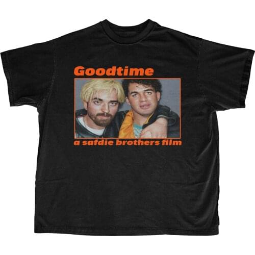 Good Time Shirt Robert Pattison Movie A24 Merch Black Shirts Printed Fashion Cool Women Short Sleeve Unisex T-Shirt