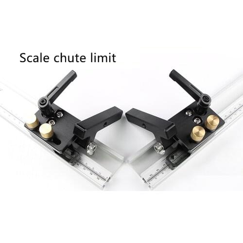 Miter Flip Track Stop DIY Woodworking Tools With Adjustable Scale
