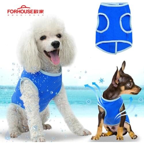 Dog Cooling Vest Cat Coat Evaporative Swamp Cooler Harness Jacket Safety Reflective Puppy Vest Dogs Walking Outdoor Hunting