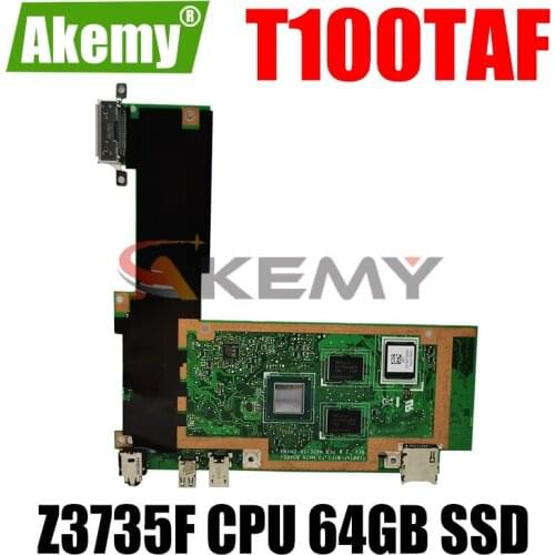T100TAF Motherboard For Asus T100TAF Tablet Mainboard T100TAF Motherboard Test 100% OK Z3735F CPU 64GB SSD