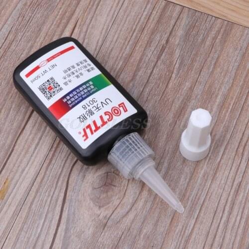 UV Light 50ml UV Glue UV Curing Adhesive Transparent Crystal Glue Glass Adhesive Drop Shipping