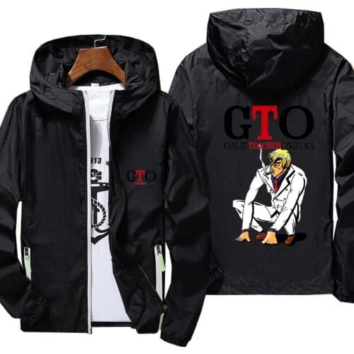 Great Teacher Onizuka Jacket women Spring Autumn reflective zipper Windbreaker waterproof Jackets men street casual thin Coats