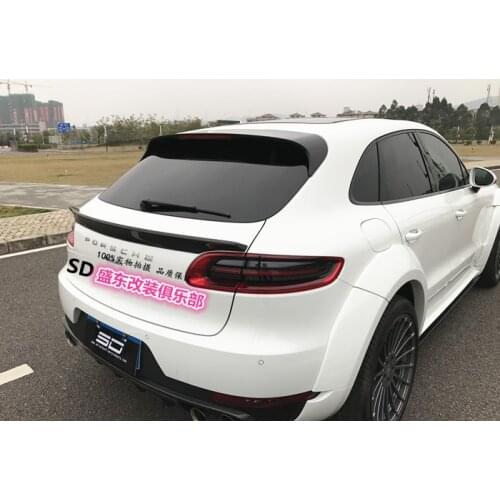 Fit for Porsche Macan PD carbon fiber rear spoiler rear wing