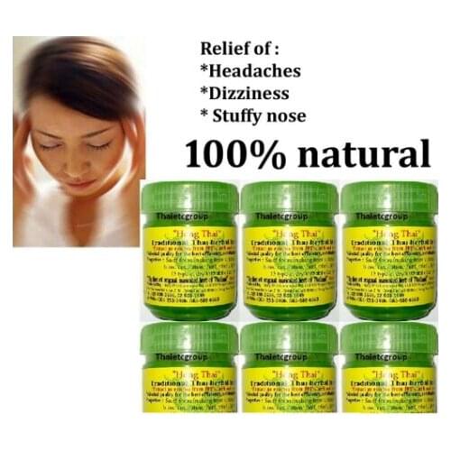 1 pcs/3pcs/12pcs Hong Thai Traditional Thai Herbal Inhalant Inhaler, Nose flow carsick refreshing Essences