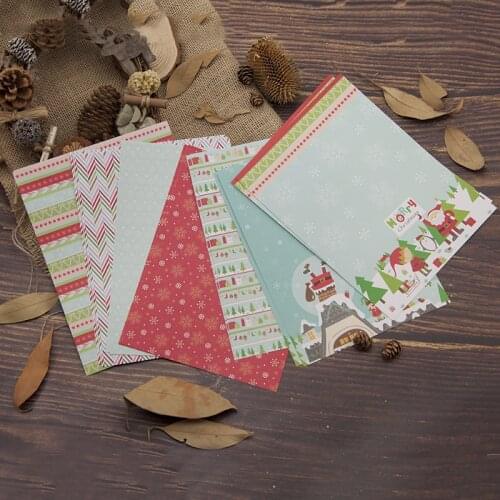 14 sheets 15x20cm Single-side Decorative Scrapbooking DIY handmade Craft paper PP08 Christmas