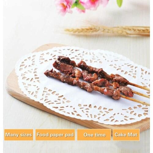 150 Slices Friendly Food Special Kitchen Fried Barbecue Snack Cake Round Oil-absorbing Paper Pad Hotel Restaurant Food Coaster