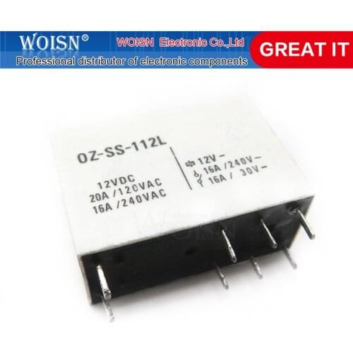 2pcs/lot OZ-SS-112L OZ SS 112L 12VDC 12V OZ-SS-112L1 16A In Stock