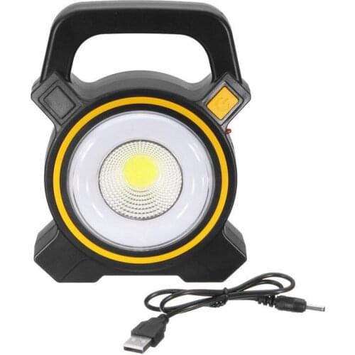 30W Portable Outdoor Camping Rechargeable Solar Power LED Flood Light Garden Work Spot Lamp