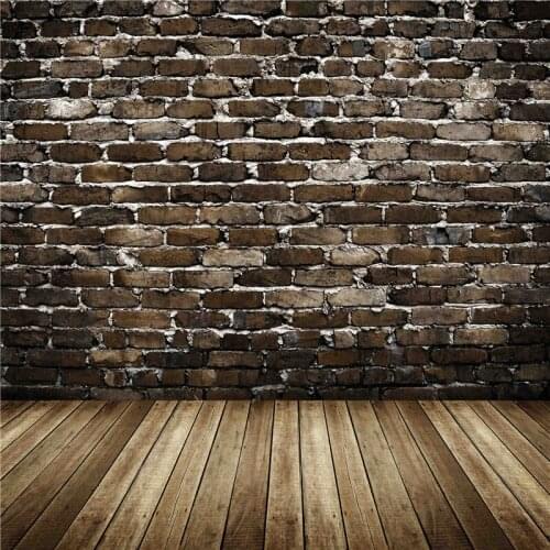 Dark Light Brick Wall Photography Backdrop Kids Birthday Photo 5*6.5ft Baby Background Props Photo Backdrops