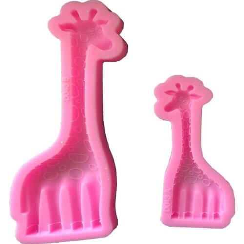 Little giraffe sugar cake mold