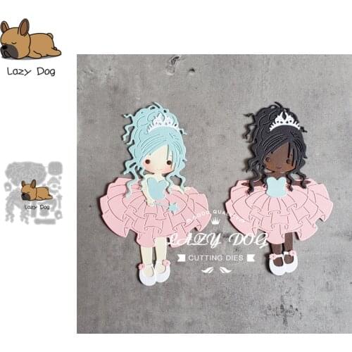 Ballet Dancer Metal Cutting Dies Scrapbooking Stencil DIY Mold Knife Craft Embossing Die Cuts Card Making New Dies For 2020