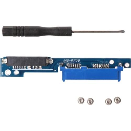 Micro SATA 7+6 Male to SATA 7+15 Female Adapter Serial ATA Converter for Lenovo 310 312 320 330 IdeaPad 510 5000 Circuit Board