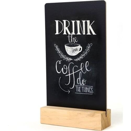 Mini Blackboard Message Stand Menu Stand Price Display Rack Countertop Sign Board Billboard Signage Plate Table Top Desk Sign