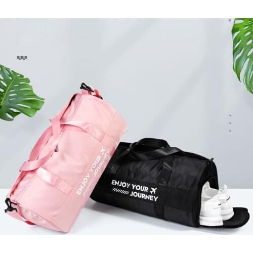 Unisex MultiFunction Fitness Handbag Large Capacity Weekend Suit Storage Travel Bag Waterproof Oxford Shoes Pocket Duffel XA564F