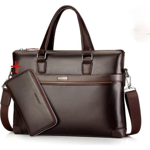 Bolso hombre maleta lawyer sac luxe sacoche homme leather briefcase messenger business office laptop bags for men