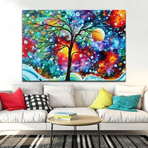 DIY colorings pictures by numbers withColor landscape picture drawing Relief painting by numbers framed Home