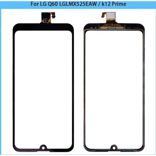 New For LG K12 Prime LMX525BAW X525 Touch Screen Panel Sensor Digitizer Front Glass Outer Lens For LG Q60 Touch Replace