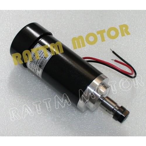 New products! Powerful 400W Air Cooled Spindle motor DC 24V-52V Spindle Motor with ER11 collet