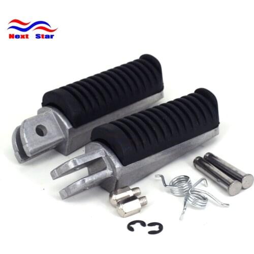 Motorcycle Foot Pegs Footrest Pedals For Yamaha XJ900S YZF1000 R1 BT1100 XV1700 Fazer700 FZ1 FZ6 FZ6R FJR1300 Off-road Bike