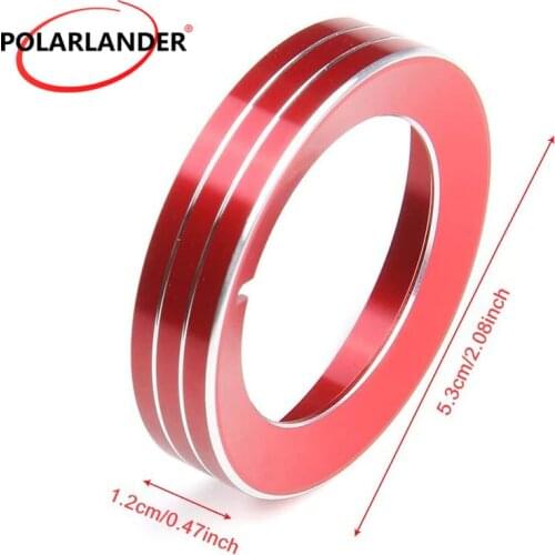 Headlight Switch Knob Ring Cover Button Trim 5 Colors Aluminum Alloy For Ford F150 XLT 2016 2017 & Ford Mustang 2015 2016 1PC