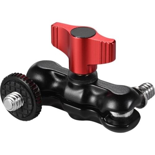 Articulating Friction Ballhead Arm Camera Monitor LED Video Light Adapter Mount 1/4 Inch Screw For Monitor DV Video Light DSLR