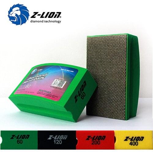 Z-LION 1 Piece Hand Polishing Pad Diamond Electroplate Polishing Pad Glass Ceramic Tile Polishing And Grinding Diamond Hand Tool