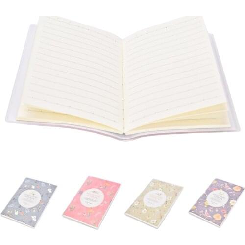 1pc Korean Kawaii Cute Flower & Birds Notebook Diary Book Notepad Kawaii Stationery School Supplies Gift random