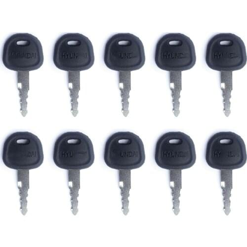 10keys For Hyundai Heavy Equipment Ignition Key 21N4-10400K