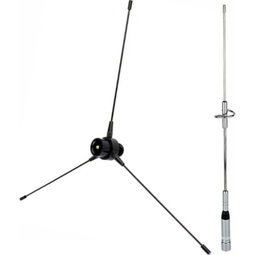 2 Set Electronic Accessories:1 Set Antenna UHF-F 10-1300Mhz Antenna & 1 Set Dual Band Antenna UHF / VHF 144/430Mhz 2.15