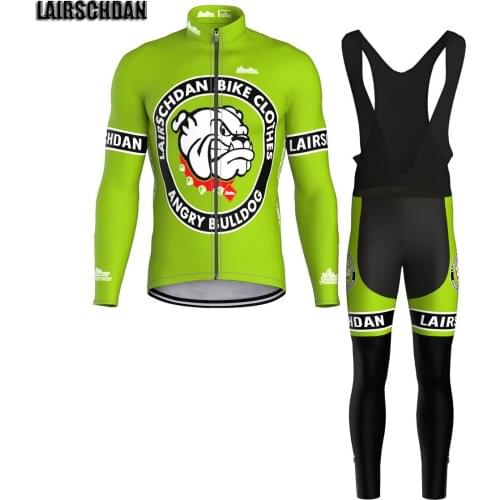 2021 Funny Mens Cycling Jersey Long Sleeve Set MTB Bike Clothing Maillot Ropa Ciclismo Hombre Bicycle Wear 9D Gel Pad Bib Pants