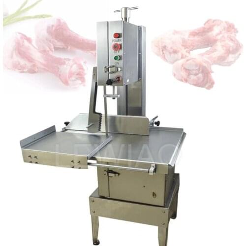 220V Commercial Desktop Saw Bone Cutting Ribs Meat Slicer Electric Bone Cutting Machine Frozen Fish Bones Meat Cutter