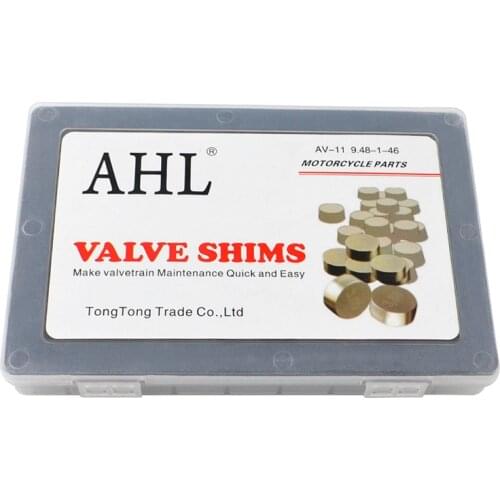 AHL 46Pcs 9.48 mm Motorcycle Engine Parts Adjustable Valve Shims Kit For Arctic Cat DVX 400 TS Polaris Outlaw 500 Predator500