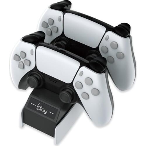 For PS5 Wireless Dualsense Controller Dual Charging For Ps5 Game Controller Dual Charging Base Ps5 Charger With Charging Cable
