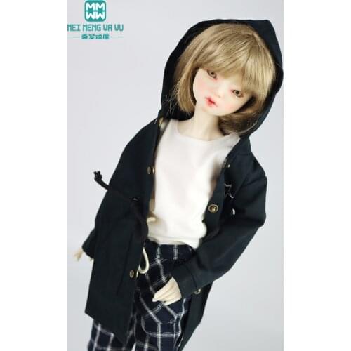 BJD clothes for 43--45CM 1/4 MSD toys Spherical joint body doll Fashion jacket coat Plaid pants